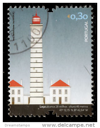 !										■■■■■ds■■ Portugal 2008 AF#3716ø Lighthouse Leça Nice Stamp VFU (k0057) - Usati