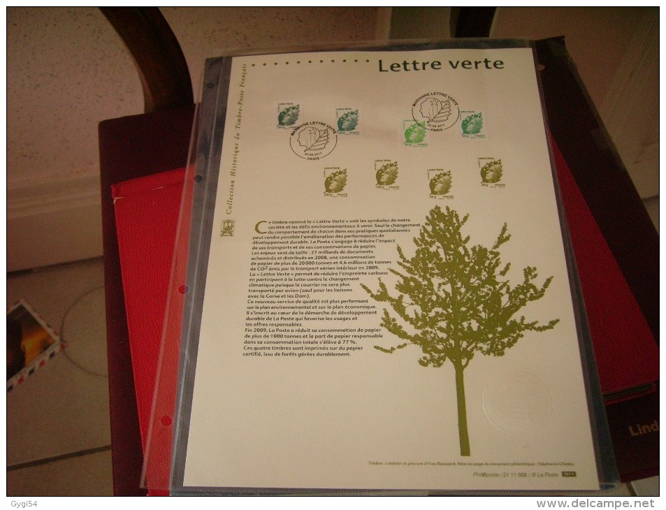 Document Officiel   Lettre Verte 2011 - Documents De La Poste