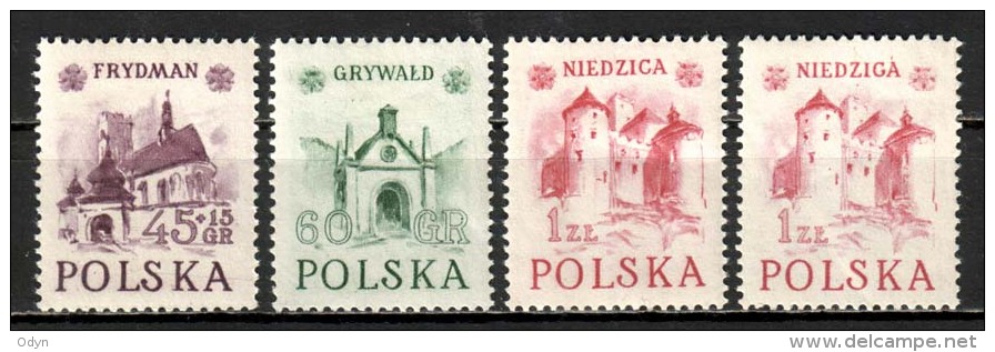 Poland 1952, MiNr 767-769 I+II NIEDZIGA MNH ** - Neufs