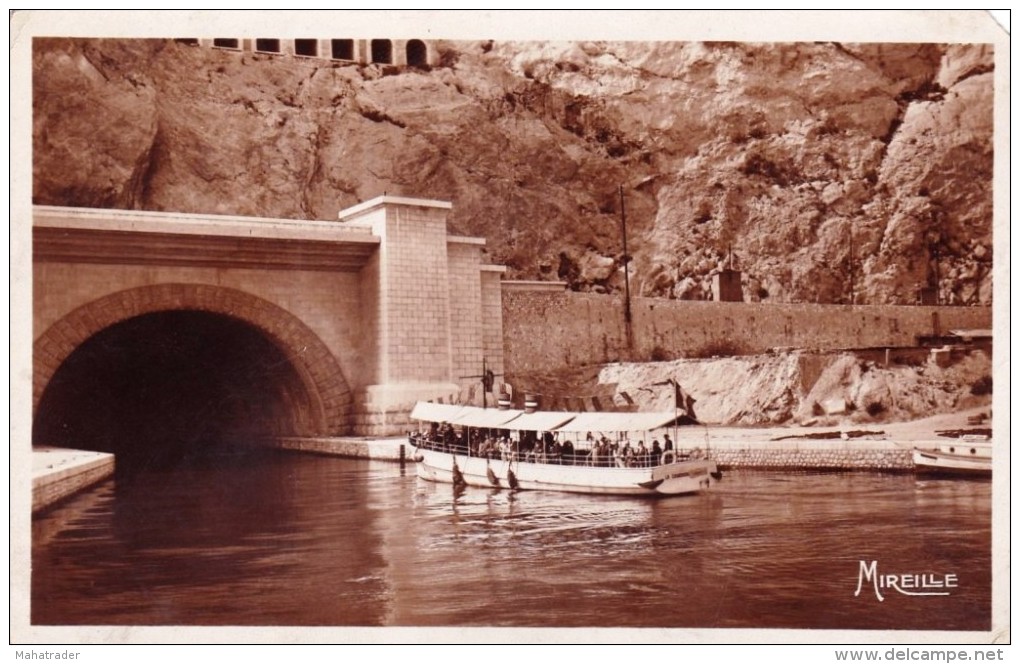 France Very Old Postcard - Marseille - Entree Du Tunnel Du Rove Entrance Of The Rove Tunnel - Mailed 1930 - L'Estaque