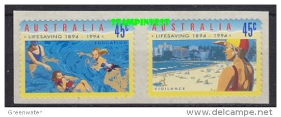 Australia 1994 Lifesaving 2v Self Adhesive Stamps ** Mnh (24927A) - Ongebruikt