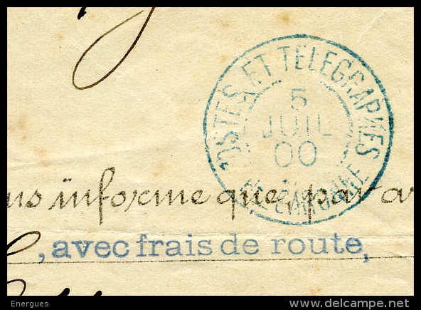 Ministère Des Postes Et Des Télégraphes,1900  Eu, Nomination Surnuméraire, Cachet Postal, Frais De Route, Roux Toulouse - Décrets & Lois