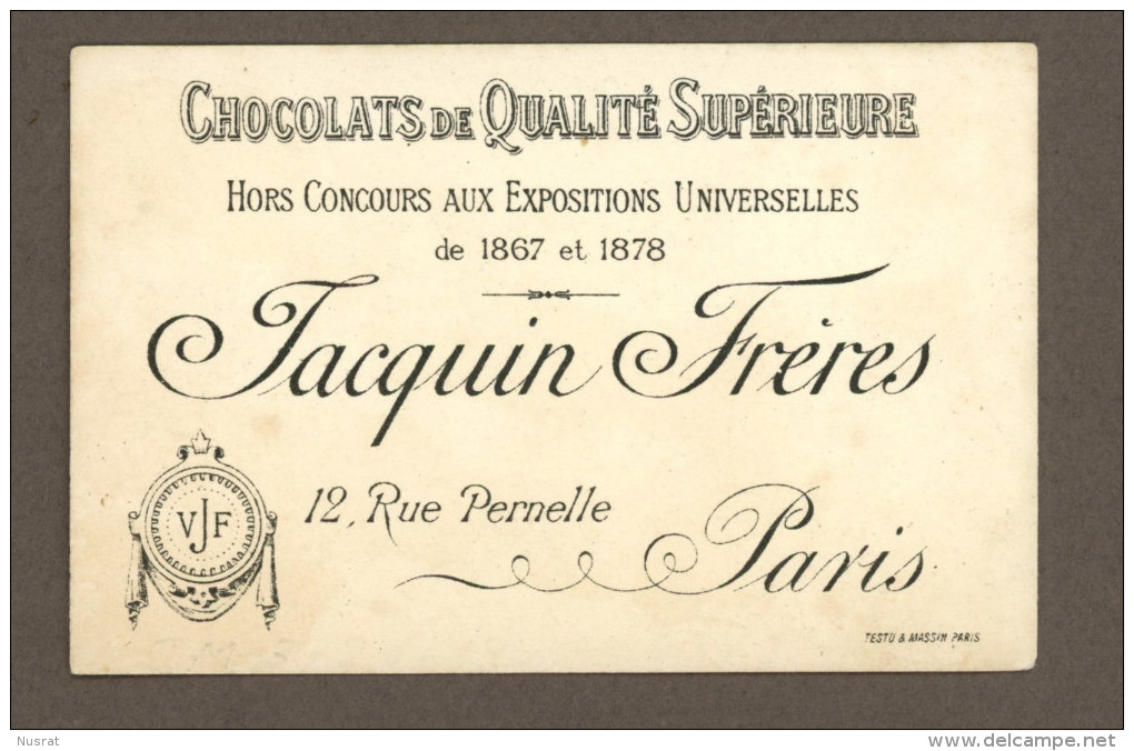 Chocolat Jacquin, Chromo Lith. Testu & Massin, Moyen-âge, Condamnés Au Fouet - Other & Unclassified