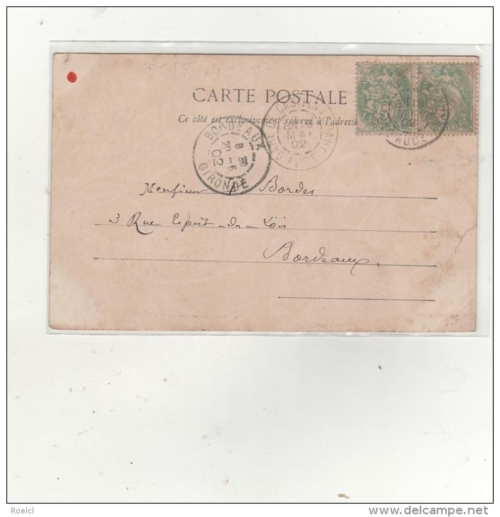 Cpa AVIGNONET (31)  Restes Des Remparts Et Clocher De L'église -  1902 - - Autres & Non Classés