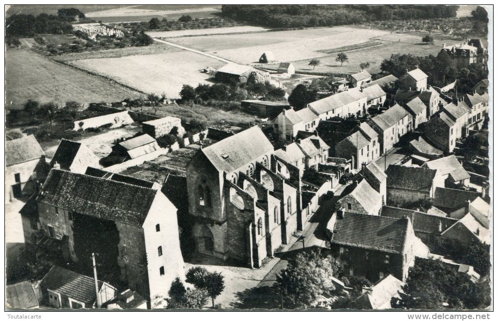 CPSM 95 BOISSY L AILLERIE L EGLISE  EN AVION AU DESSUS DE ... 1958 - Boissy-l'Aillerie