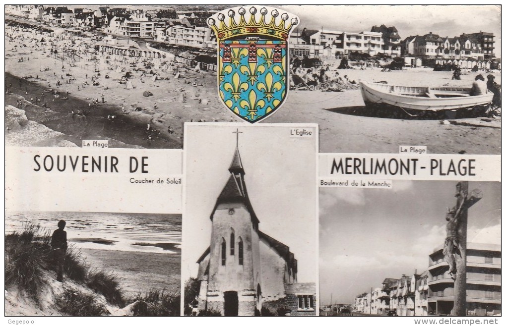 MERLIMONT-PLAGE - Souvenir De ..... ( 1/2 ) - Autres & Non Classés