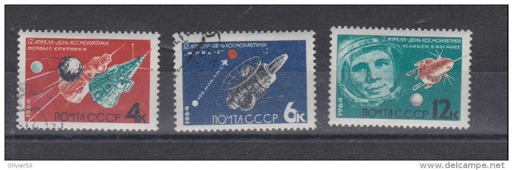 URSS (1964)  -  "Satellite. Cosmonaute" Neufs*Oblit. - Russie & URSS