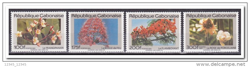 Gabon 1991, Postfris MNH, Flowers - Gabon (1960-...)