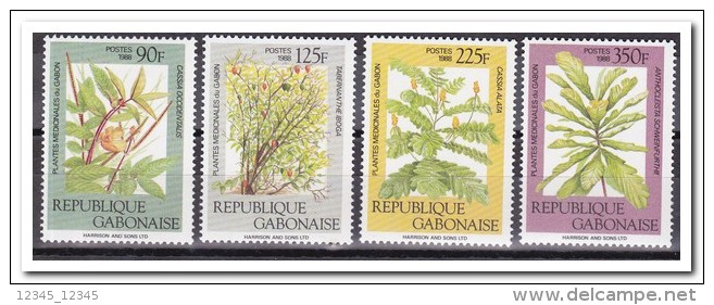 Gabon 1988, Postfris MNH, Plants - Gabon (1960-...)