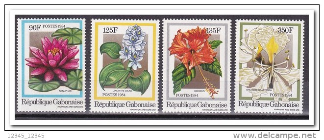 Gabon 1984, Postfris MNH, Flowers - Gabon (1960-...)