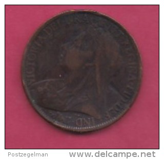UK, 1898, 1 Penny, Victoria, KM 790, C2799 - D. 1 Penny