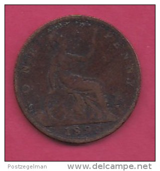 UK, 1893, 1 Penny, Victoria, KM 790, C2797 - D. 1 Penny