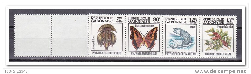 Gabon 1983, Postfris MNH, Flora Fauna - Gabon (1960-...)