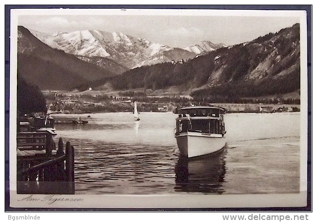 Alte Karte "AM TEGERNSEE"  Bad Wiessee 1941 - Miesbach