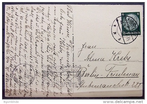 Alte Karte "AM TEGERNSEE"  Bad Wiessee 1941 - Miesbach