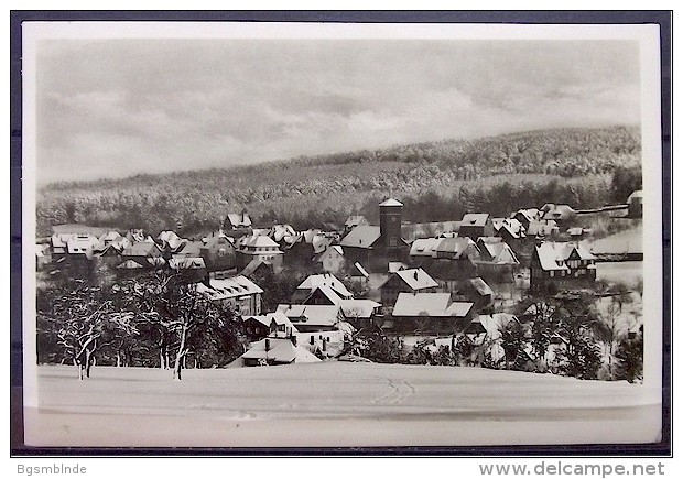 Alte Karte "Höhenkurort SCHÖMBERG - Schwarzwald"  Neuenbürg 1934 - Schömberg