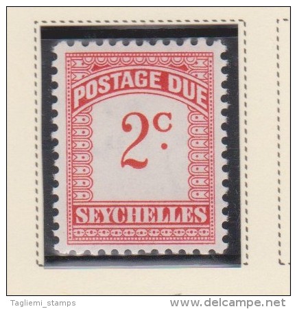 Seychelles, 1964, Postage Due, D9, Mint Hinged (Wmk W 12) - Seychellen (...-1976)