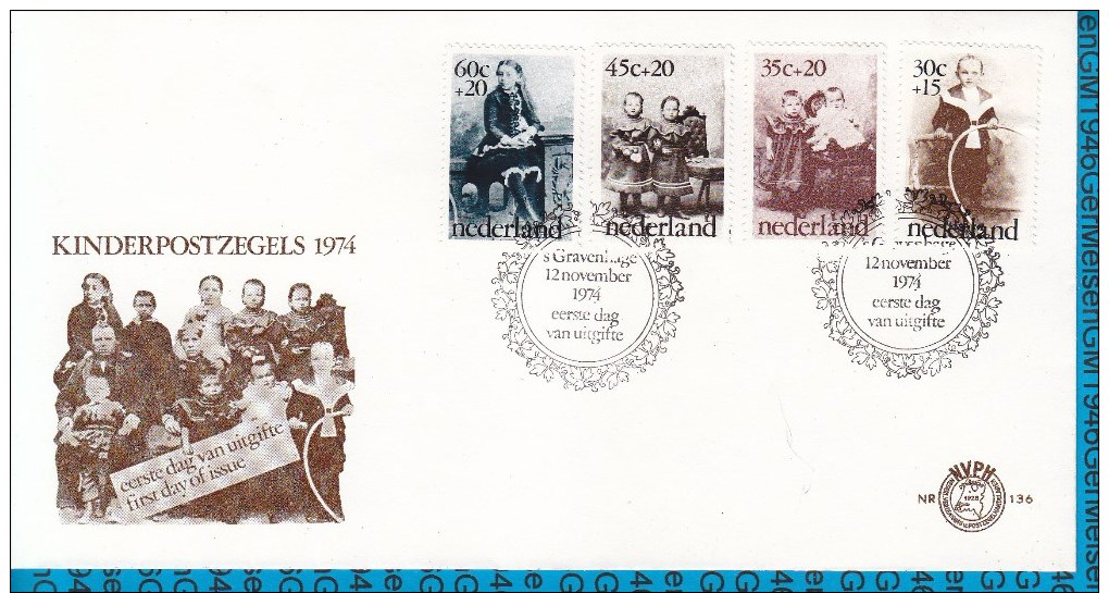 Netherlands - FDC / E136 - Kinderzegels - FDC