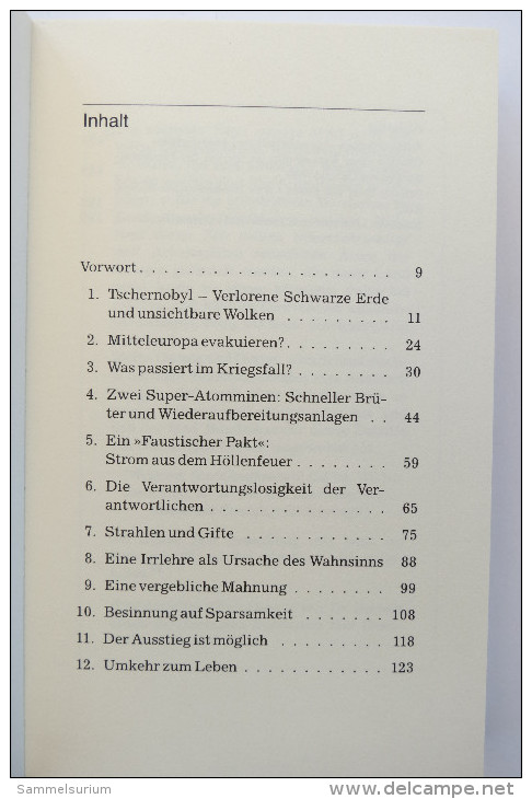 Herbert Gruhl "Der Atomare Selbstmord" - Técnico