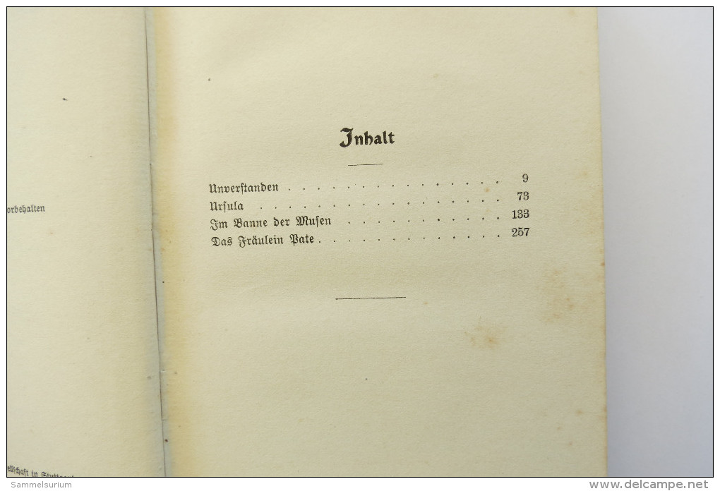 Heimburg "Dazumal" Vier Novellen, Um 1900/1910 - Autores Alemanes