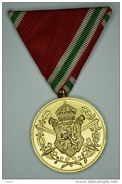 Bulgarie Bulgaria " Commemorative Medal For The War Of 1915-1918 " # 4 - Other & Unclassified