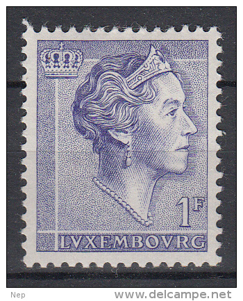 LUXEMBURG - Michel - 1960 - Nr 625 - MH* - 1960 Charlotte, Type Diadème