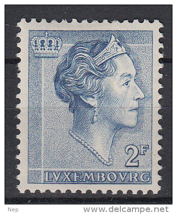 LUXEMBURG - Michel - 1961 - Nr 645 - MH* - 1960 Charlotte, Type Diadème