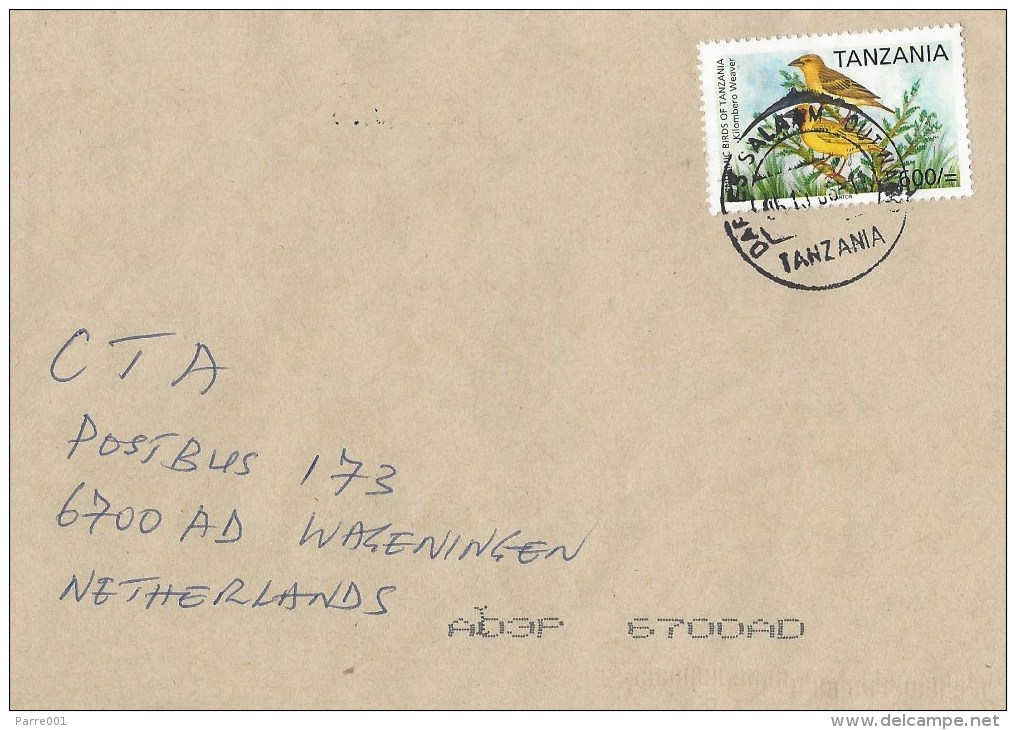 Tanzania 2008 Dar Es Salaam Weaver Bird Cover - Tanzania (1964-...)