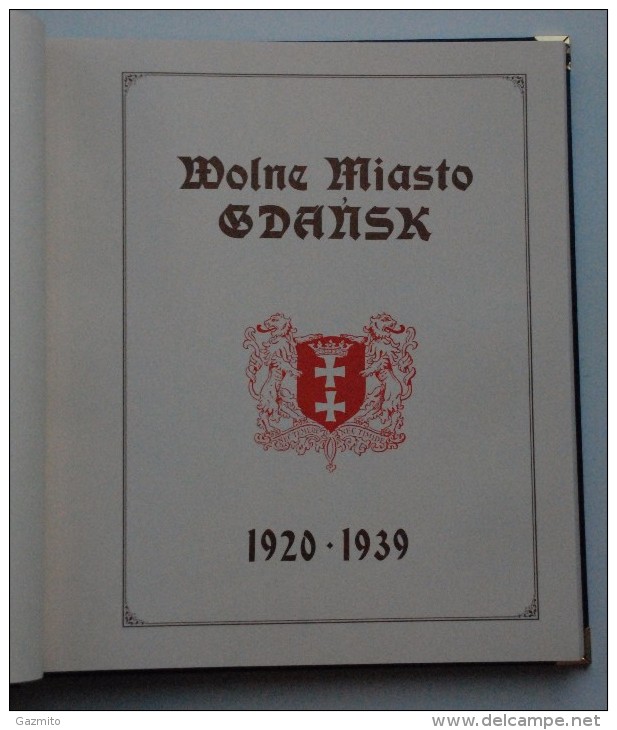 Danzica 1920-1939 High Level Album, Without Pockets, 63 Coloured Pages - Reliures Et Feuilles