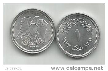 Egypt 1 Millieme 1972. - Egipto