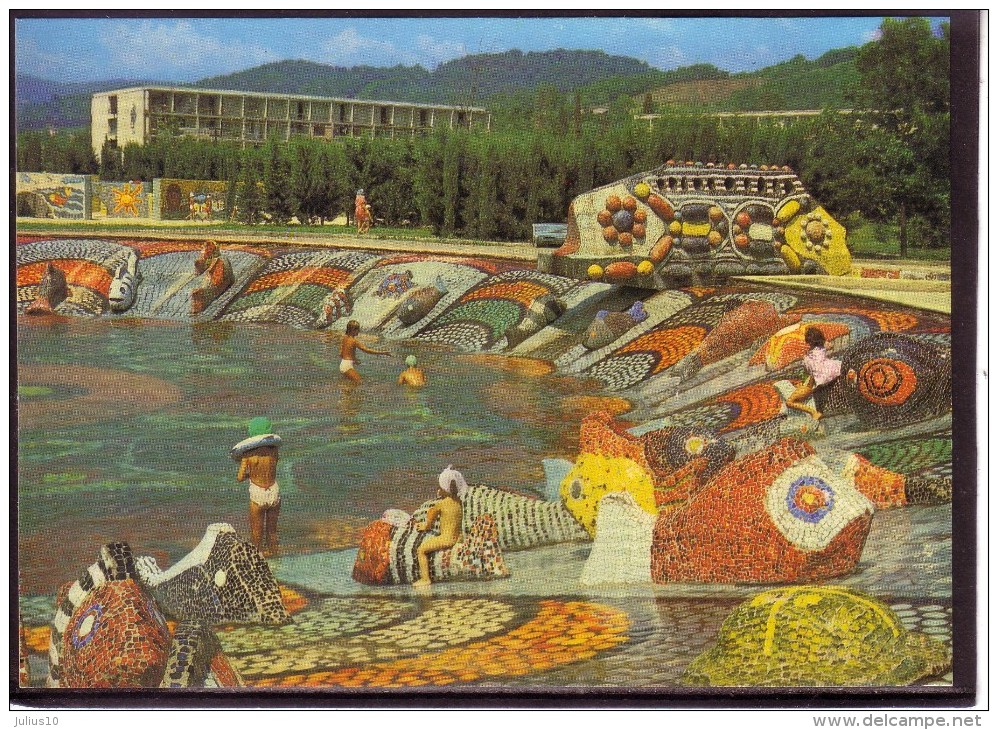 Sochi Adler Children Basin On 1981 USSR Unused Postcard #1967 - Russie