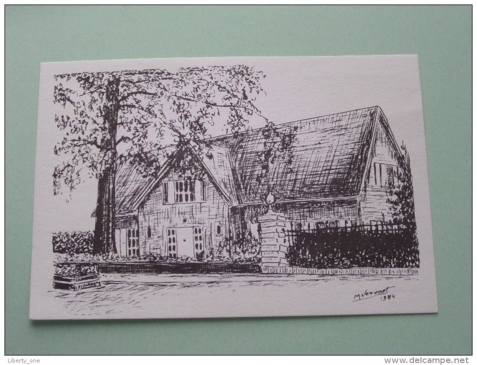 Woonerf MOERBEKE-WAAS ( Pentekening : Marcel Vervaet ) Anno ? - Moerbeke-Waas