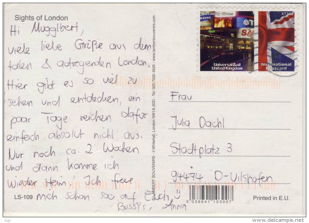 LONDON  - Multi View, Sights Of London,  Universal Mail Stamp - Other & Unclassified