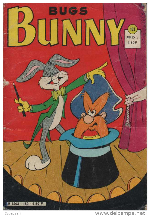 BUGS BUNNY N° 153 BE SAGEDITION 02-1981 AVEC DOCTEUR SOLAR - Sagédition