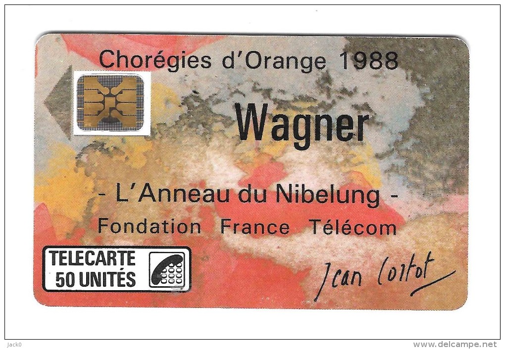 Télécarte  F 23 A, WAGNER, 50 U, Côte 10 €, 200 000  Ex - 1988