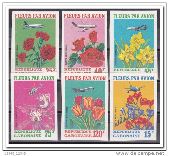 Gabon 1971, Postfris MNH, Flowers - Gabon (1960-...)