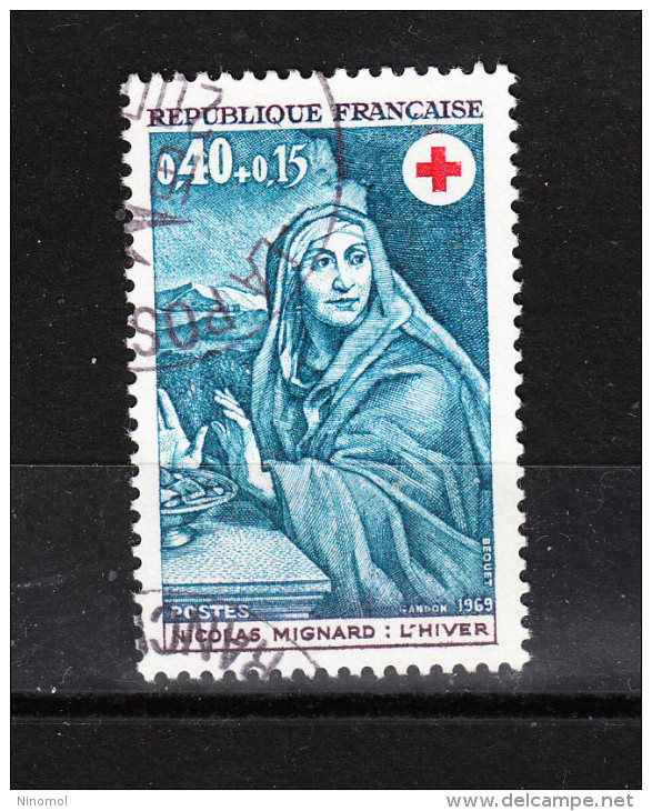 Francia   1969.  Pro Croce Rossa. Quadro. Pro Red Cross. Painting. - Croce Rossa