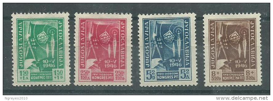 150022750  YUGOSLAVIA  YVERT    Nº  445/8  */MH - Nuovi