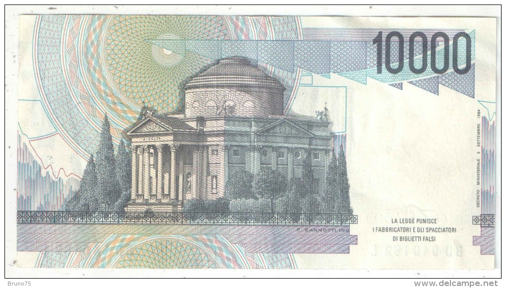 ITALIA - 10000 Lire - BD 940162 L - Volta 1984 - 10.000 Lire