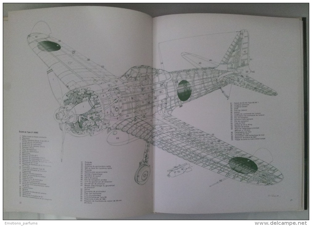 Livre Avions De Chasse Collection Atlas Avion De Combat ZERO Mitsubishi A6M2 Seconde Guerre Mondiale. - Aviazione