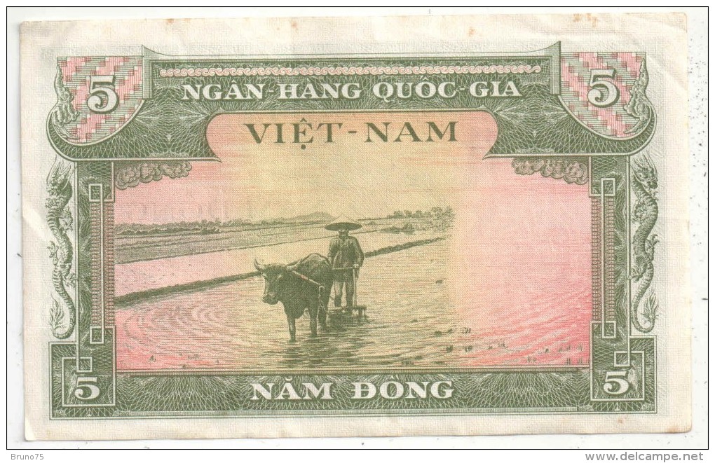 VIET-NAM - 5 DONG - NAM DONG - Viêt-Nam