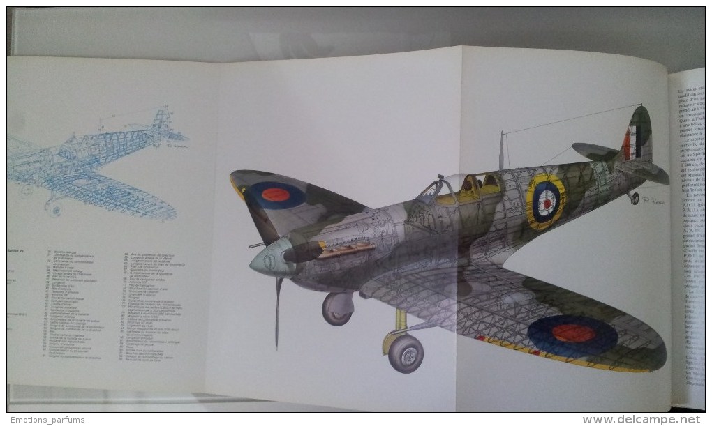 Livre Avions De Chasse Collection Atlas Avion De Combat SPITFIRE Seconde Guerre Mondiale. - Luchtvaart