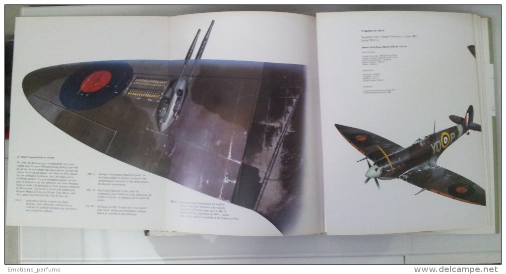 Livre Avions De Chasse Collection Atlas Avion De Combat SPITFIRE Seconde Guerre Mondiale. - Luchtvaart