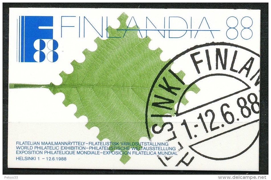 Finnland    -  1987    -  MNH  -19 -    Postfrisch       Staatswappen - Markenheftchen