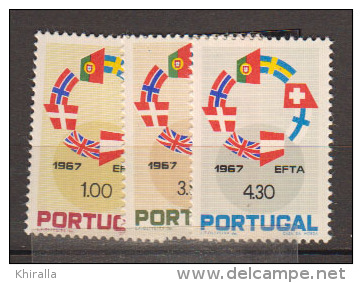 PORTUGAL      1967                N°     1024 / 1026        COTE     6 € 00           ( Y 591 ) - ...-1853 Préphilatélie