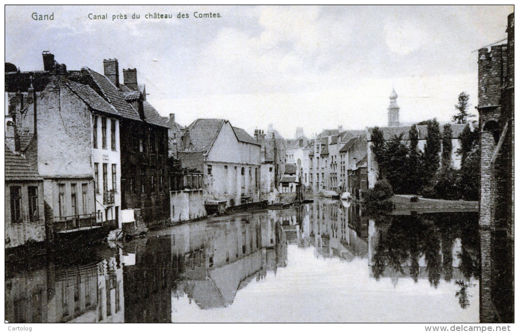 Gand. Canal Près Du Château Des Comptes - Gent