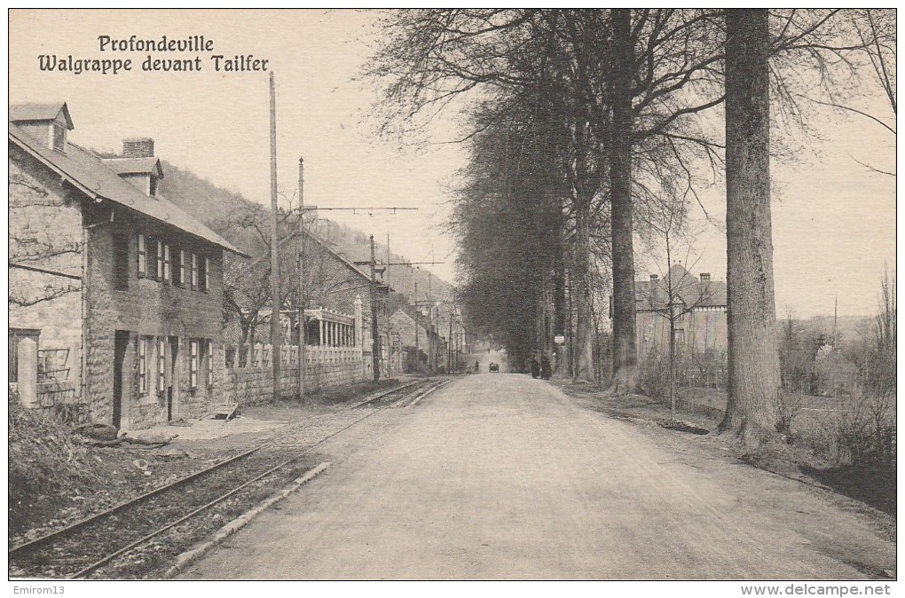 PROFONDEVILLE WALGRAPPE Devant Tailfer Voie De Tram - Profondeville