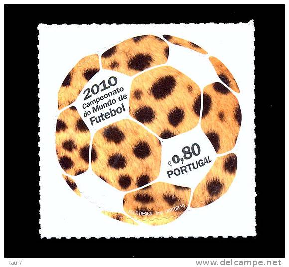 PORTUGAL 2010 1 V ** (MNH) Mondial De Foot 2010 - Ungebraucht