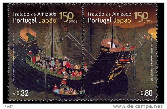 PORTUGAL 2010 - 2v ** (MNH) 150 AnsTraité D'amitié Port Japon - Ongebruikt