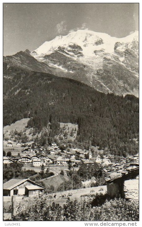 CPSM- CONTAMINES-MONTJOIE (38) - Aspect Du Village En 1964 - Contamine-sur-Arve